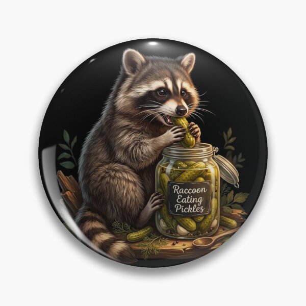 Item preview, Raccoon Eating Pickles designed and sold by Zbixu.