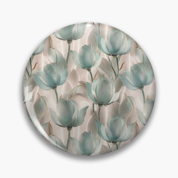 Item preview, Serene blue lotus flowers elegantly intertwined in a delicate pastel setting  designed and sold by MiraCleAI.