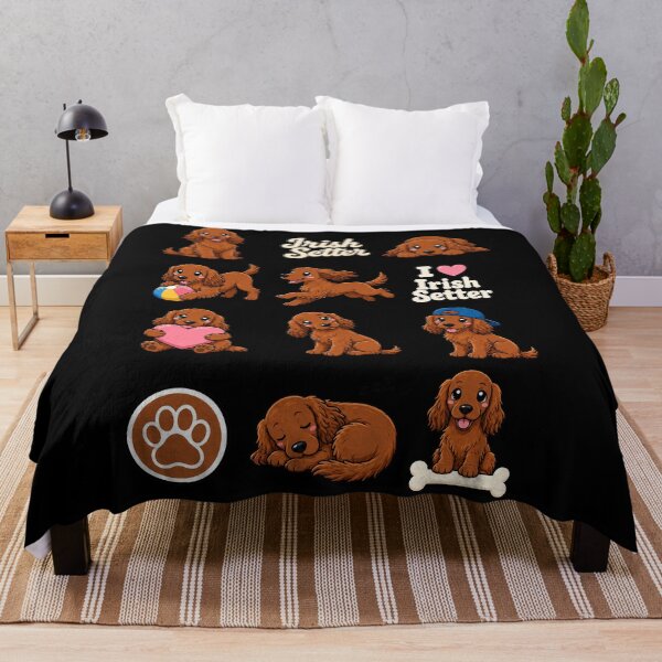 Item preview, Cute Irish Setter stickers and apparel design designed and sold by rafaeltto.