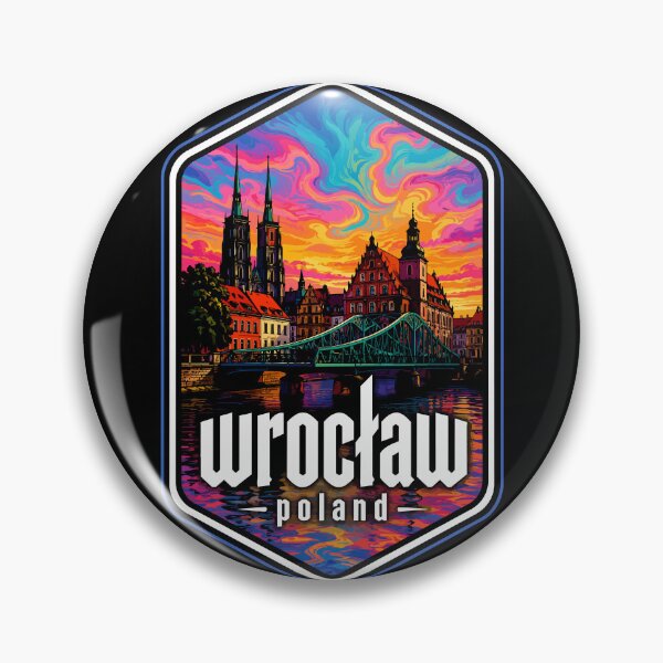 Item preview, Wroclaw Poland Travel Trippy designed and sold by TomFrontierArt.