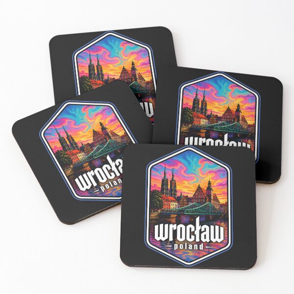 Item preview, Wroclaw Poland Travel Trippy designed and sold by TomFrontierArt.