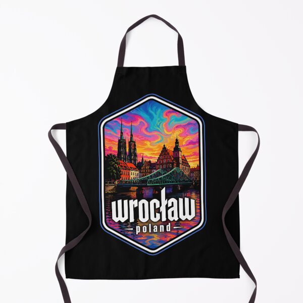 Item preview, Wroclaw Poland Travel Trippy designed and sold by TomFrontierArt.