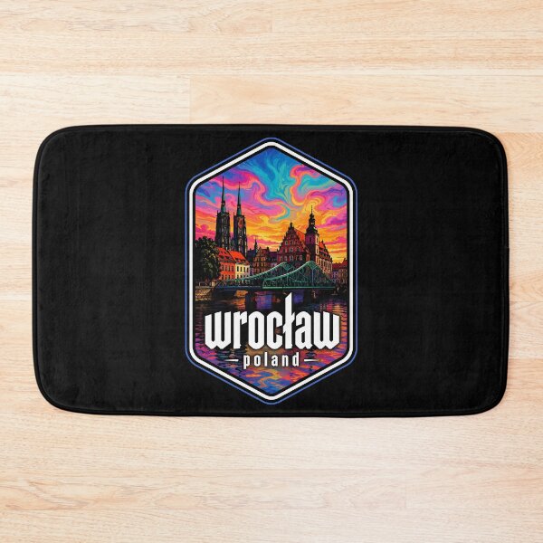 Item preview, Wroclaw Poland Travel Trippy designed and sold by TomFrontierArt.