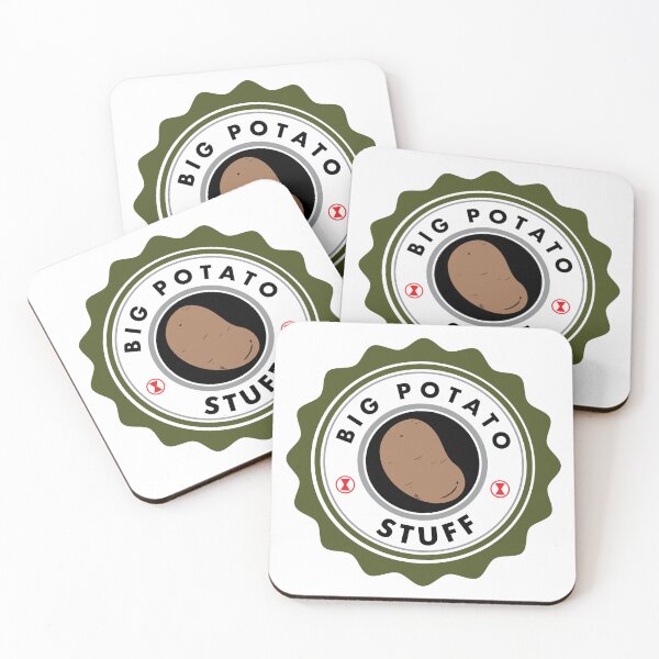 Item preview, Big Potato Stuff (badge) designed and sold by Berta-Merlotte.