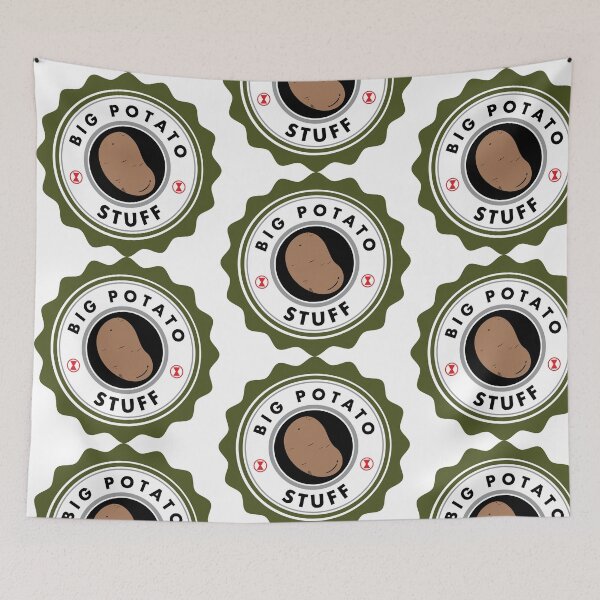 Item preview, Big Potato Stuff (badge) designed and sold by Berta-Merlotte.