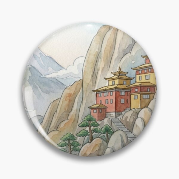 Item preview, Cliffside Temple Sea of Clouds designed and sold by Dreamic.Art.