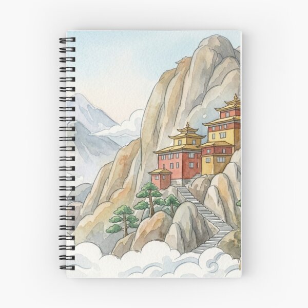 Item preview, Cliffside Temple Sea of Clouds designed and sold by Dreamic.Art.