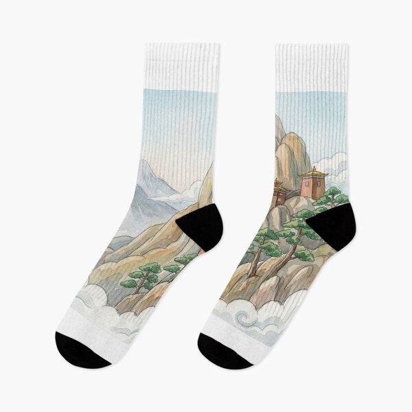 Item preview, Cliffside Temple Sea of Clouds designed and sold by Dreamic.Art.