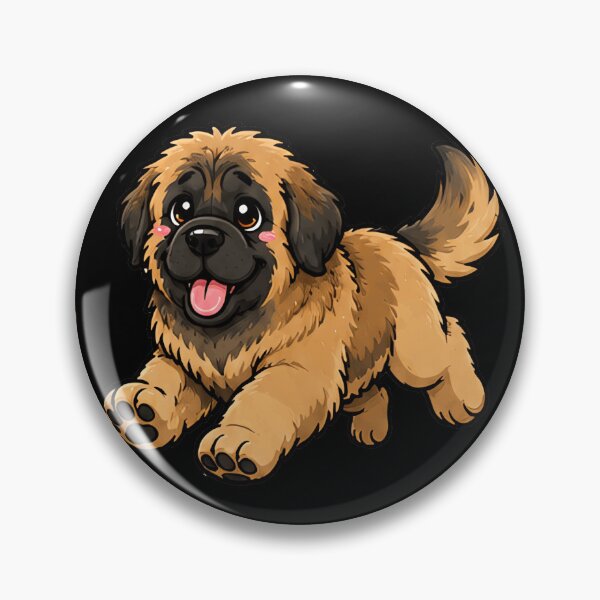 Item preview, Cute Leonberger stickers and apparel design designed and sold by rafaeltto.