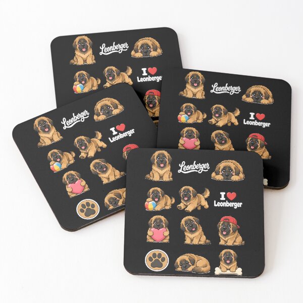 Item preview, Cute Leonberger stickers and apparel design designed and sold by rafaeltto.