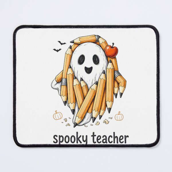 Item preview, SPOOKY TEACHER PENCIL GHOST HALLOWEEN  designed and sold by EasyTake.