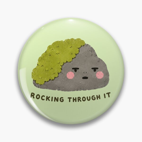 Item preview, Cute Rocking Through It Pet Rock Art designed and sold by SayMaria.