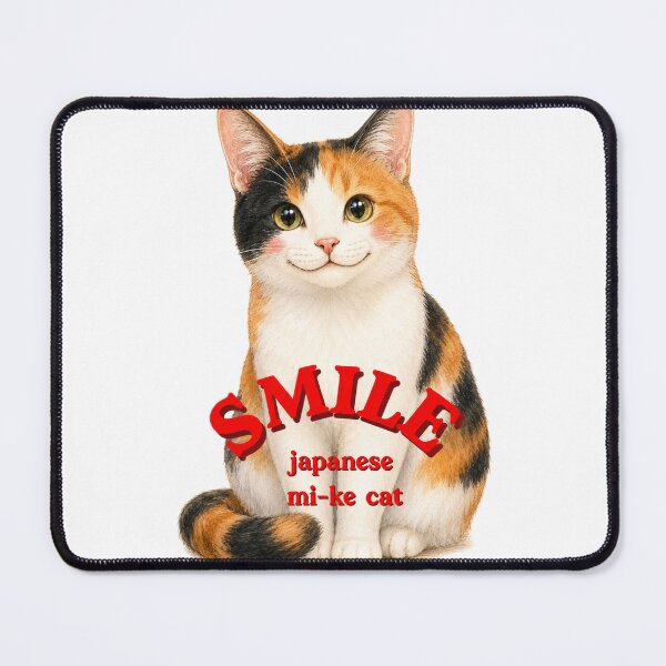 Item preview, Japanese Mi-Ke Cat – Cute Calico Cat designed and sold by R&A HANDMADE.