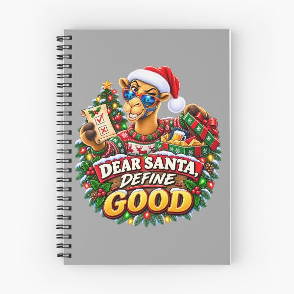 Item preview, Dear Santa, Define Good – Humorous Camel Design – Snow Christmas Gift – Fun Christmas Gift for Camel Lovers – Funny Camel T-Shirt Gift for Animal Lovers designed and sold by Camel & Quirk.