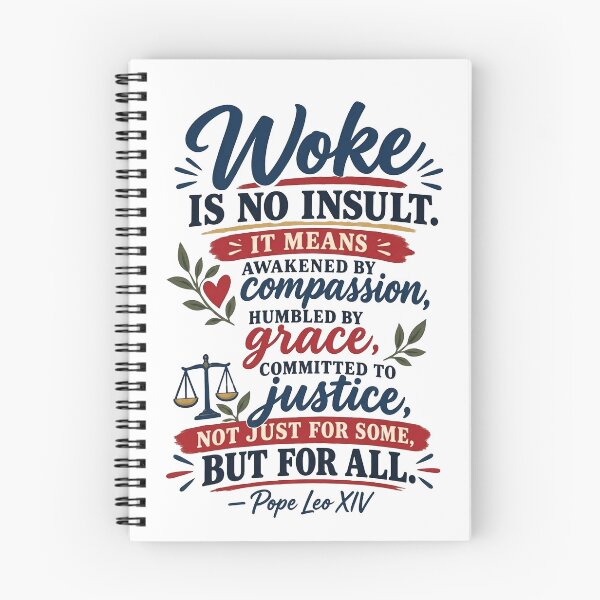 Item preview, Woke Is No Insult. It Means Awakened By Compassion, Humbled By Grace, Committed To Justice, Not Just For Some, But For All designed and sold by gidel-sales.