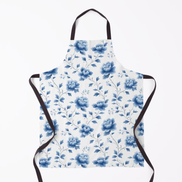 Item preview, Elegant blue vector floral design with intricate details designed and sold by MiraCleAI.
