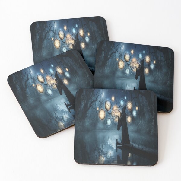 Item preview, Keeper of Time Dark Fantasy Art designed and sold by AfresStudio.