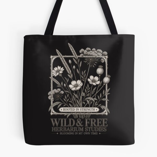 Item preview, Estudios de herbario salvajes y libres | Arte botánico floral oscuro vintage designed and sold by IRYNASHOP.