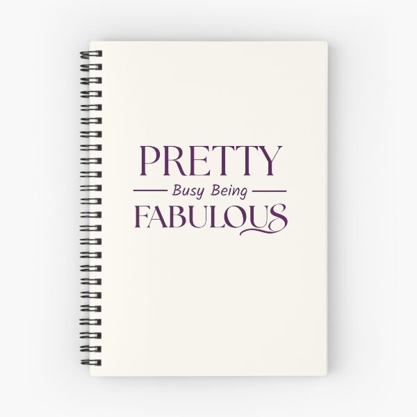 Item preview, Pretty Busy Being Fabulous | Deep Plum Serif & Italic Script Typography designed and sold by Sparkle First Co..