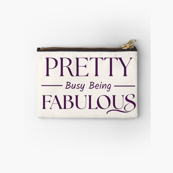 Item preview, Pretty Busy Being Fabulous | Deep Plum Serif & Italic Script Typography designed and sold by Sparkle First Co..