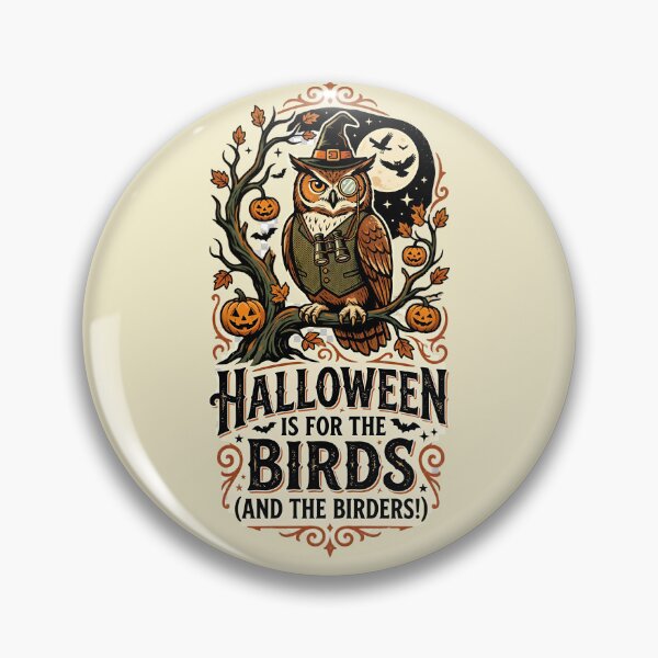 Item preview, Halloween is for the birds and the birders - Halloween for birders designed and sold by ParadoxParadox.