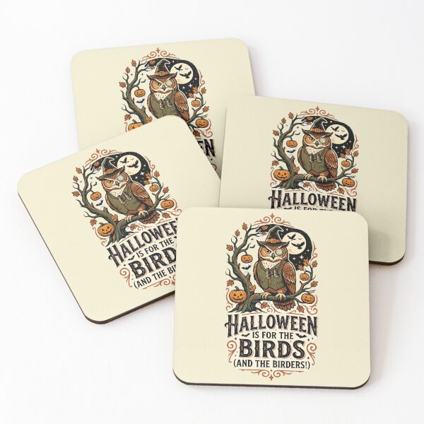 Item preview, Halloween is for the birds and the birders - Halloween for birders designed and sold by ParadoxParadox.