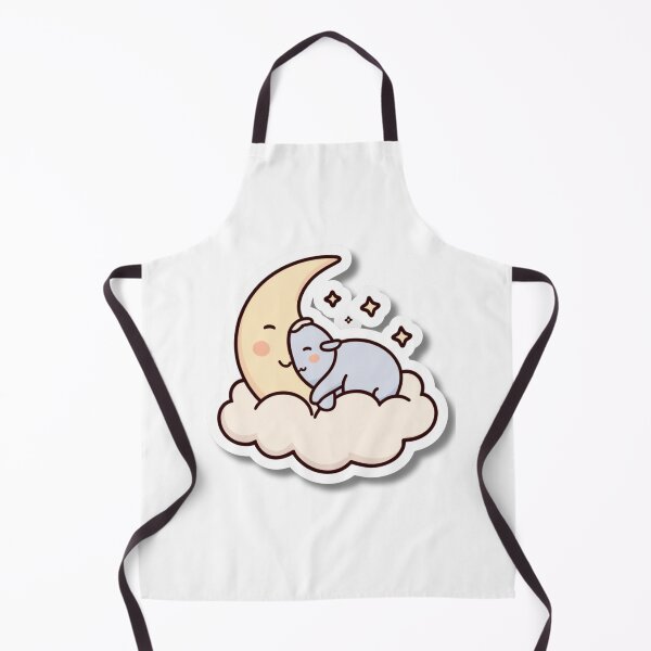 Item preview, Slow Down – Sleeping Moon on Cloud Cozy Self Care Sticker designed and sold by Busybeesfinds.