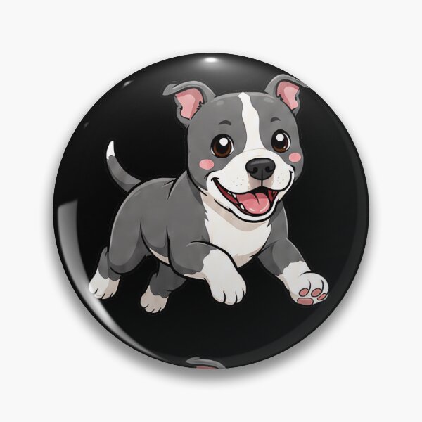 Item preview, Cute American Staffordshire Terrier stickers and apparel design designed and sold by rafaeltto.
