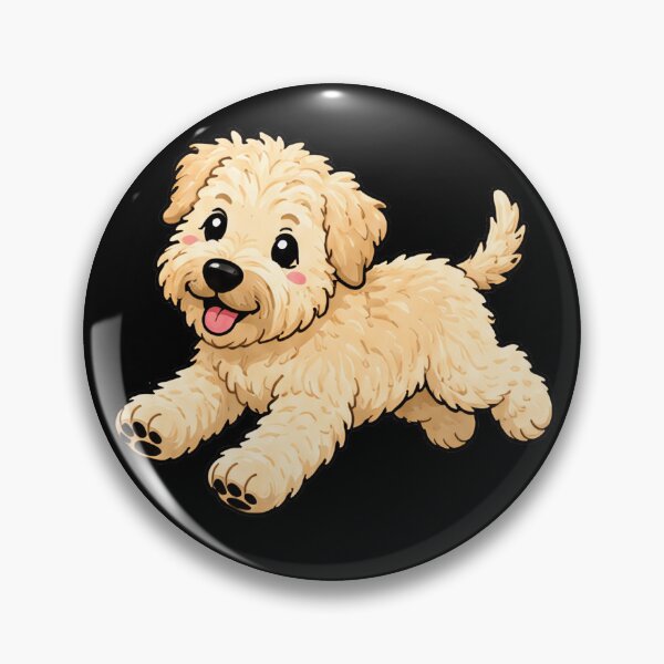 Item preview, Cute Soft Coated Wheaten Terrier stickers and apparel design designed and sold by rafaeltto.