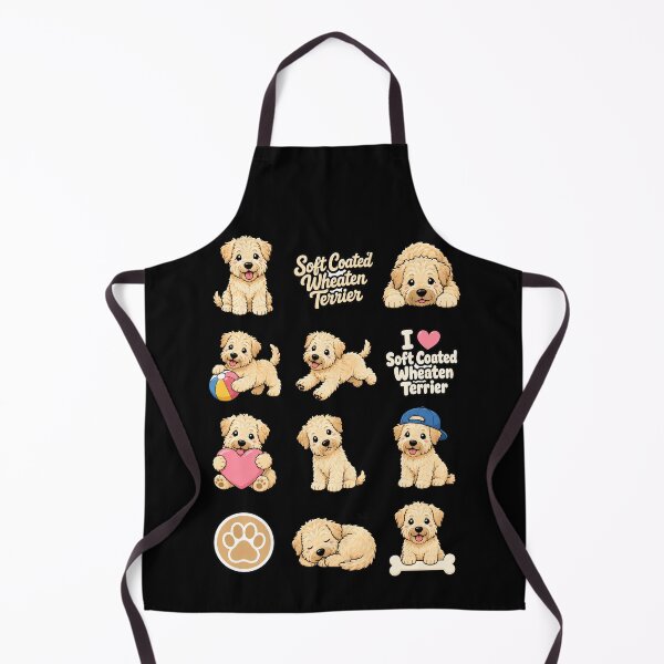 Item preview, Cute Soft Coated Wheaten Terrier stickers and apparel design designed and sold by rafaeltto.