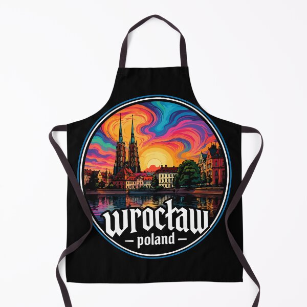 Item preview, Wroclaw City Poland Travel Trippy Art designed and sold by TomFrontierArt.