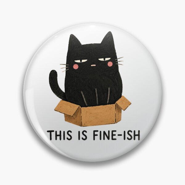 Item preview, Cute Black Cat In Box designed and sold by SayMaria.