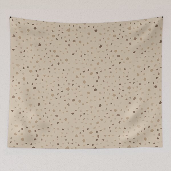 Item preview, Latte Brown Terrazzo Seamless Pattern – Cozy Earth Tone designed and sold by babyandbunny.