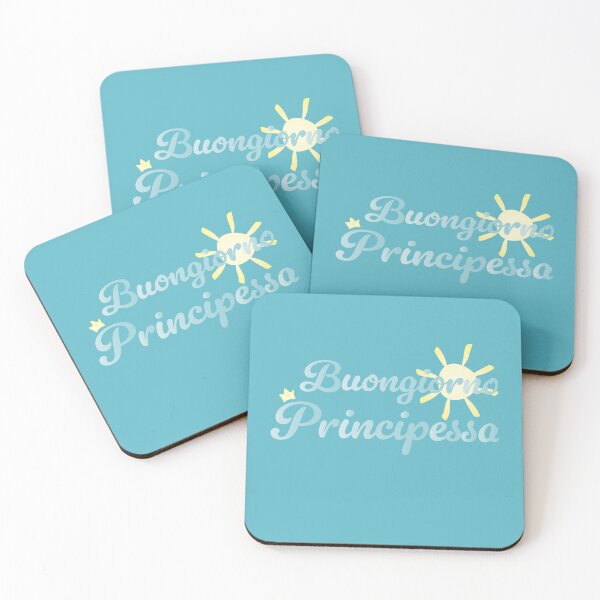 Item preview, Buongiorno Principessa Italian Quote - Cute Sunshine & Crown Typography designed and sold by Caterina@.