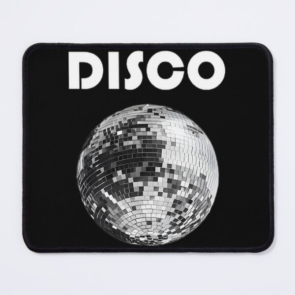 Item preview, Black & White Retro Disco Ball Graphic | Limited Edition designed and sold by NEWWORDS.