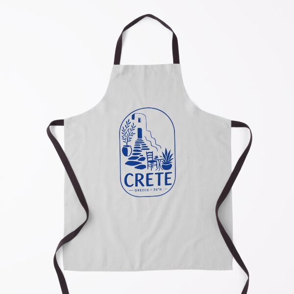 Item preview, Crete Greece Blue Line Art Travel Souvenir designed and sold by MavtM.