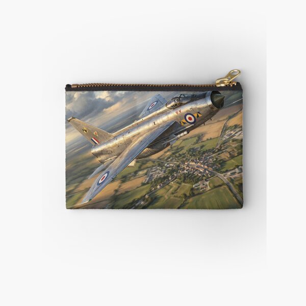 Item preview, Lightning Jet Village Flypast Illustration designed and sold by Airpower Art.