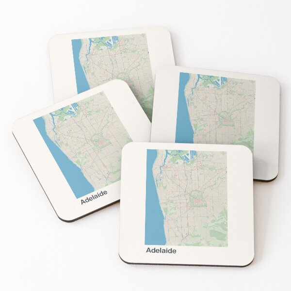 Item preview, Adelaide Minimalistic Map Art designed and sold by MapsNerd.