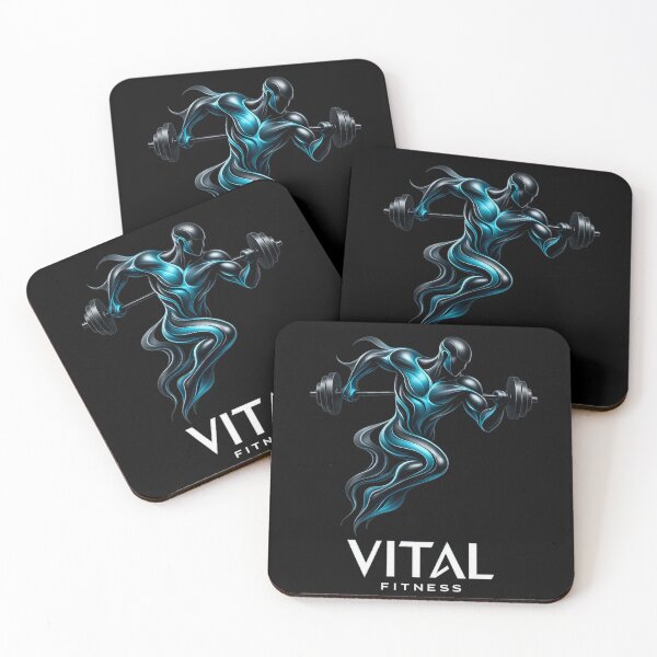 Item preview, VITAL Fitness Logo – Dynamic Athlete Gym Workout Design designed and sold by StrongEveryDayStore.