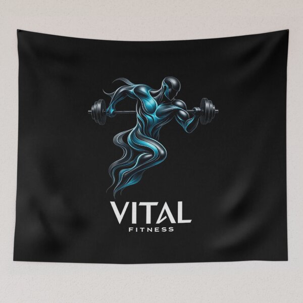 Item preview, VITAL Fitness Logo – Dynamic Athlete Gym Workout Design designed and sold by StrongEveryDayStore.