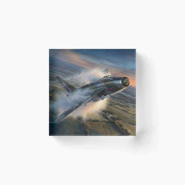 Item preview, Lightning Jet Dusk Vapor Trail Illustration designed and sold by Airpower Art.