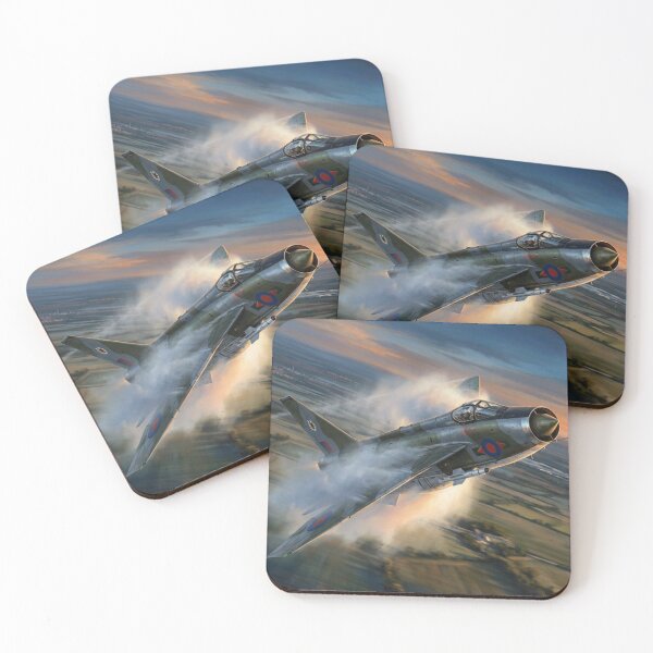 Item preview, Lightning Jet Dusk Vapor Trail Illustration designed and sold by Airpower Art.