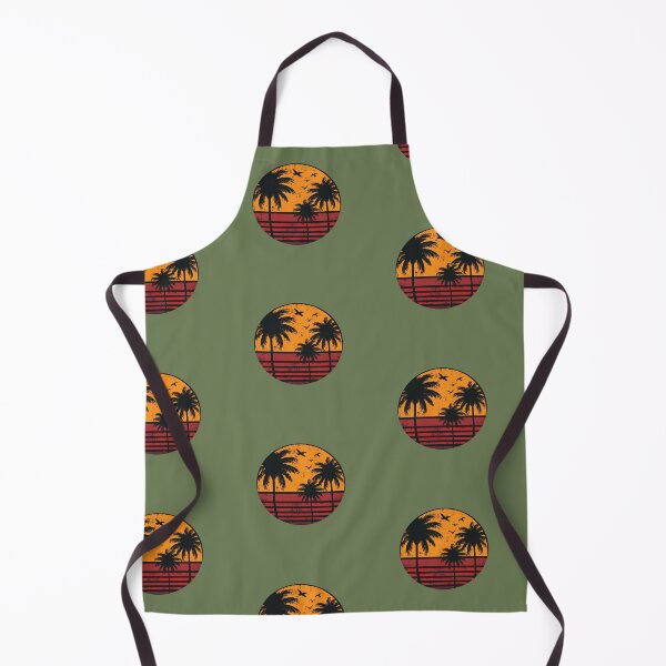 Item preview, Tropical Sunset Palm Trees Retro Vintage Beach Sunset Design designed and sold by mrworld000.