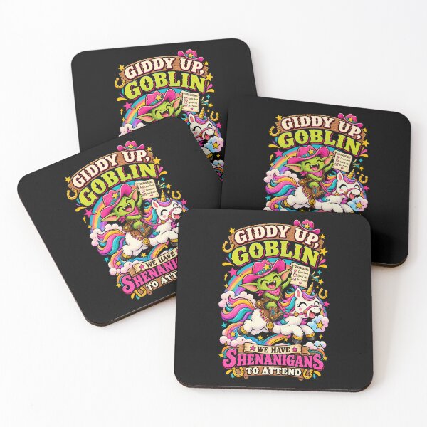 Item preview, Giddy Up Goblin – Funny Goblin Cowboy Shenanigans designed and sold by Kawaii-n-Spice.