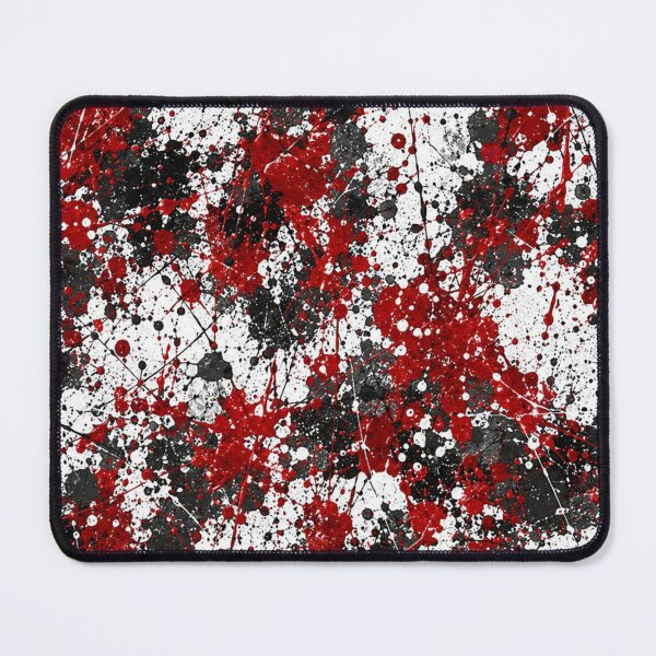 Item preview, Crimson and Noir Splatter Action Abstract Art designed and sold by THE SPLATTERED HAUS BY SAGE BANKS.