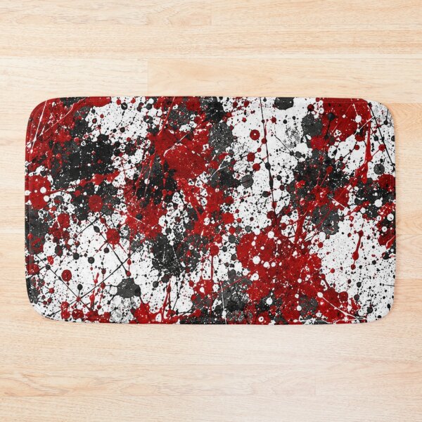 Item preview, Crimson and Noir Splatter Action Abstract Art designed and sold by THE SPLATTERED HAUS BY SAGE BANKS.