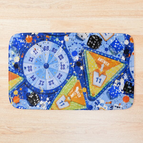 Item preview, Game Night Chaos Mixed Media Art designed and sold by THE SPLATTERED HAUS BY SAGE BANKS.