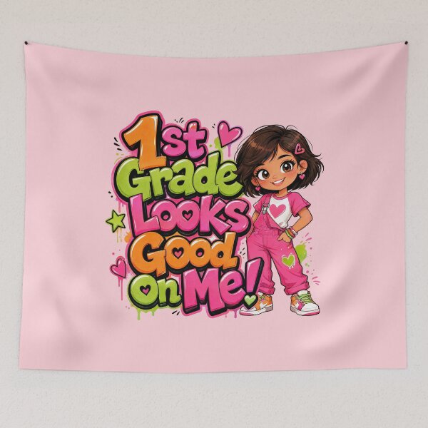 Item preview, 1st Grade Looks Good On Me – Girl Back to School designed and sold by MomParentADHD.