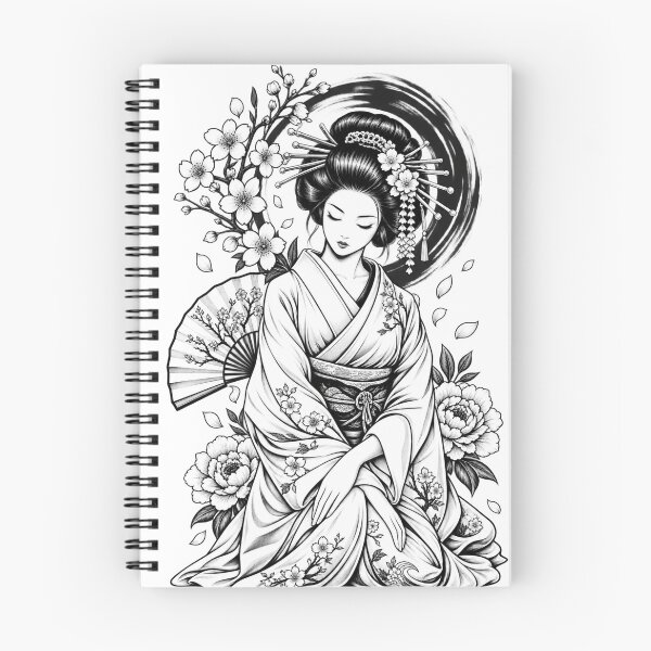 Item preview, Geisha Girl in a Garden designed and sold by MackandTeez.