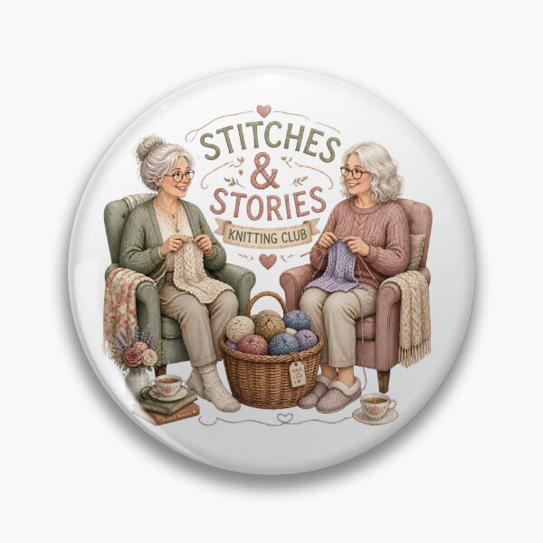 Artikelvorschau, Strickclub „Stitches and Stories“ entworfen und verkauft von Whimsy Petal and Co..